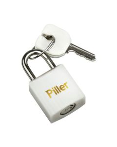 CADEADO PILLER COR BRANCO ZAMAC 20mm