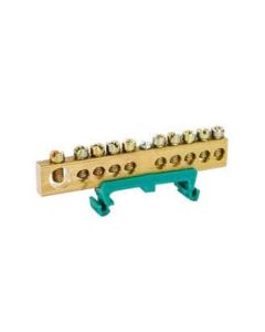 BARRAMENTO NEUTRO 10 FUROS AZ SBN10T STECK