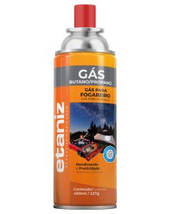 GAS PARA FOGAREIRO 400ml/215g ETANIZ