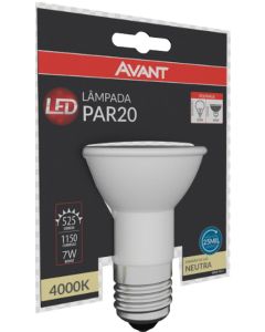 LAMP LED PAR20 7W 4000K BIVOLT-MK525-E AVANT