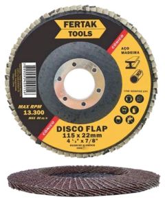 LIXA FLAP DISCO 4,5 CONICO GR 036 FERTAK