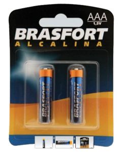 PILHA ALC PALITO(AAA) BLIS(2) 6300 BRASFORT