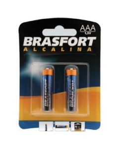 PILHA ALC PALITO(AAA) BLIS(2) 6300 BRASFORT