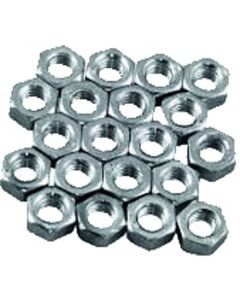 PORCA TORNEADA UNC (D) 1/2 ZINCADA(6) LUPA