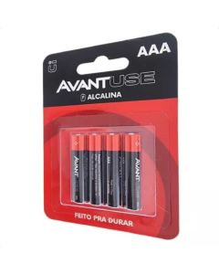 PILHA ALC PALITO(AAA) BLIS(4) AVANT