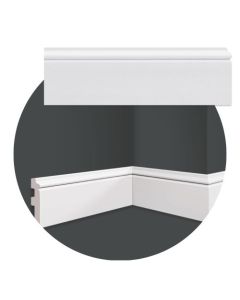 PERFIL POLIESTIRENO RODAPE CF11 HD 80mm(42) HOMESTAR