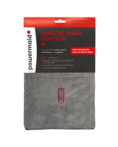PANO CHAO COM FURO 60cm x 50cm  CINZA POWERMAID