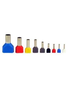 TERMINAL PRE ISOL TUBO DUPLO 10,0mm H14,0 L26,1(50) VM G20